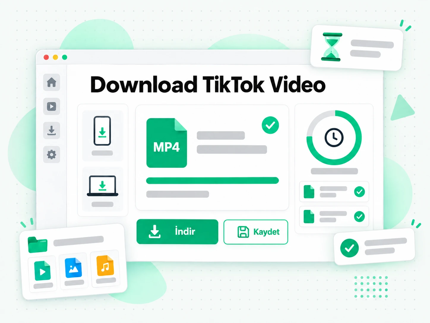 Download TikTok Video: bitmiş dosyayı indirme