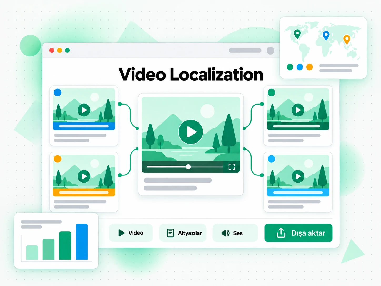 Video Localization: tek bir transkriptten yerelleştirilmiş reklam varyasyonları