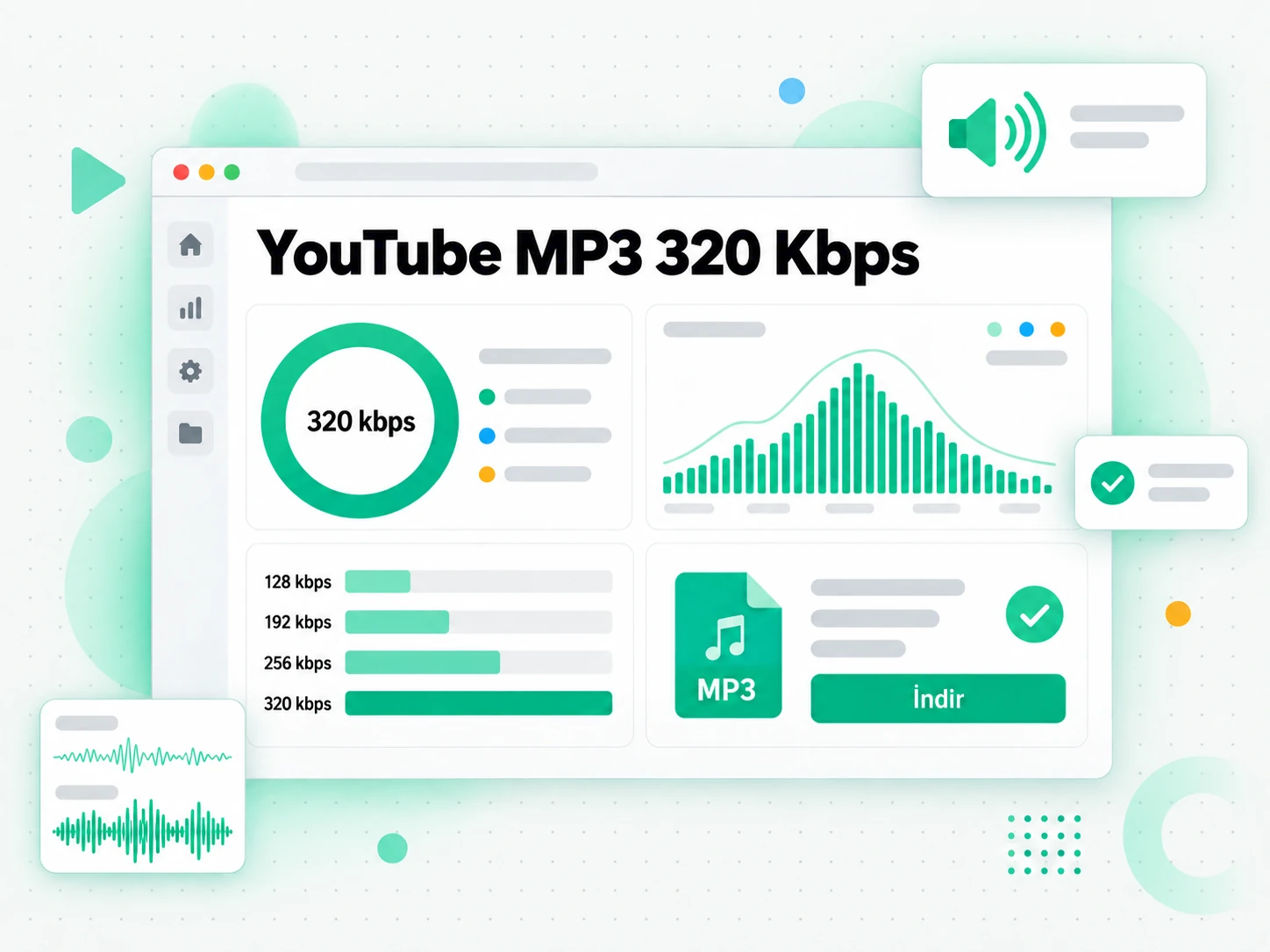 YouTube MP3 320 Kbps: internet bağlantısı gerektirmeyen çevrimdışı bir MP3 dinleme listesi oluşturma