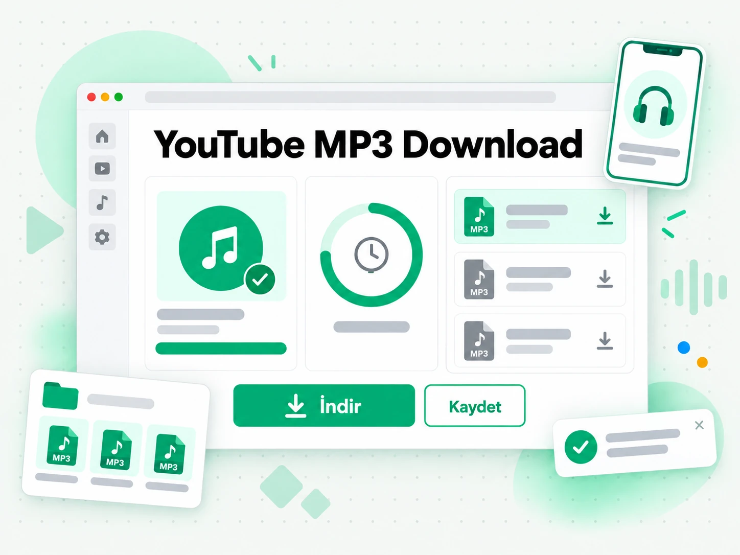 YouTube MP3 Download: bitmiş MP3'ü indirme