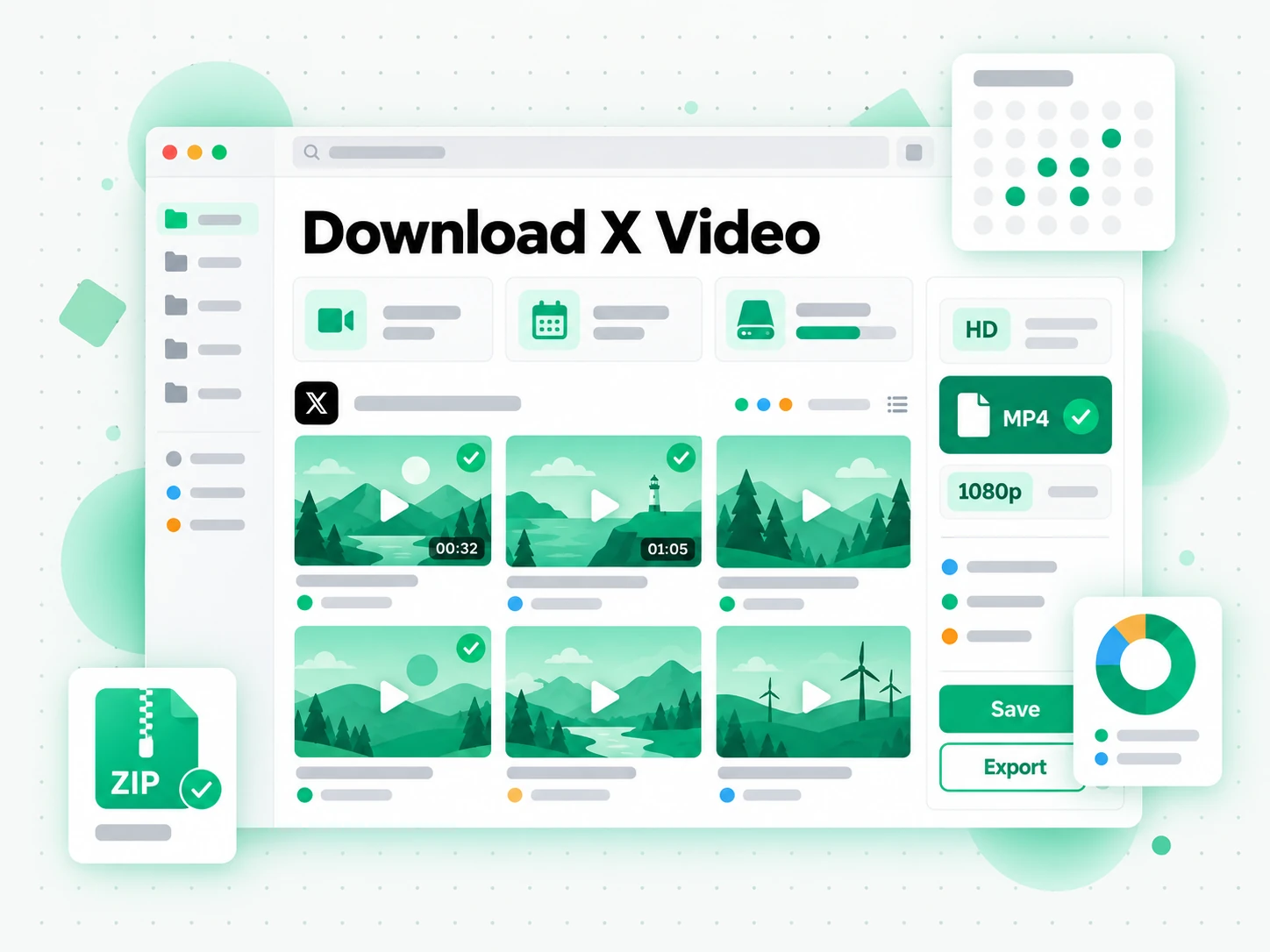 Download X Video: creator backing up video from their own X or Twitter post