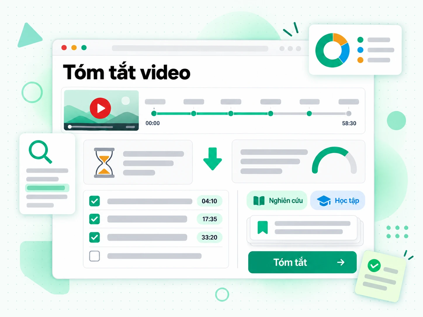 Tóm tắt video được dùng phục vụ nghiên cứu và học tập