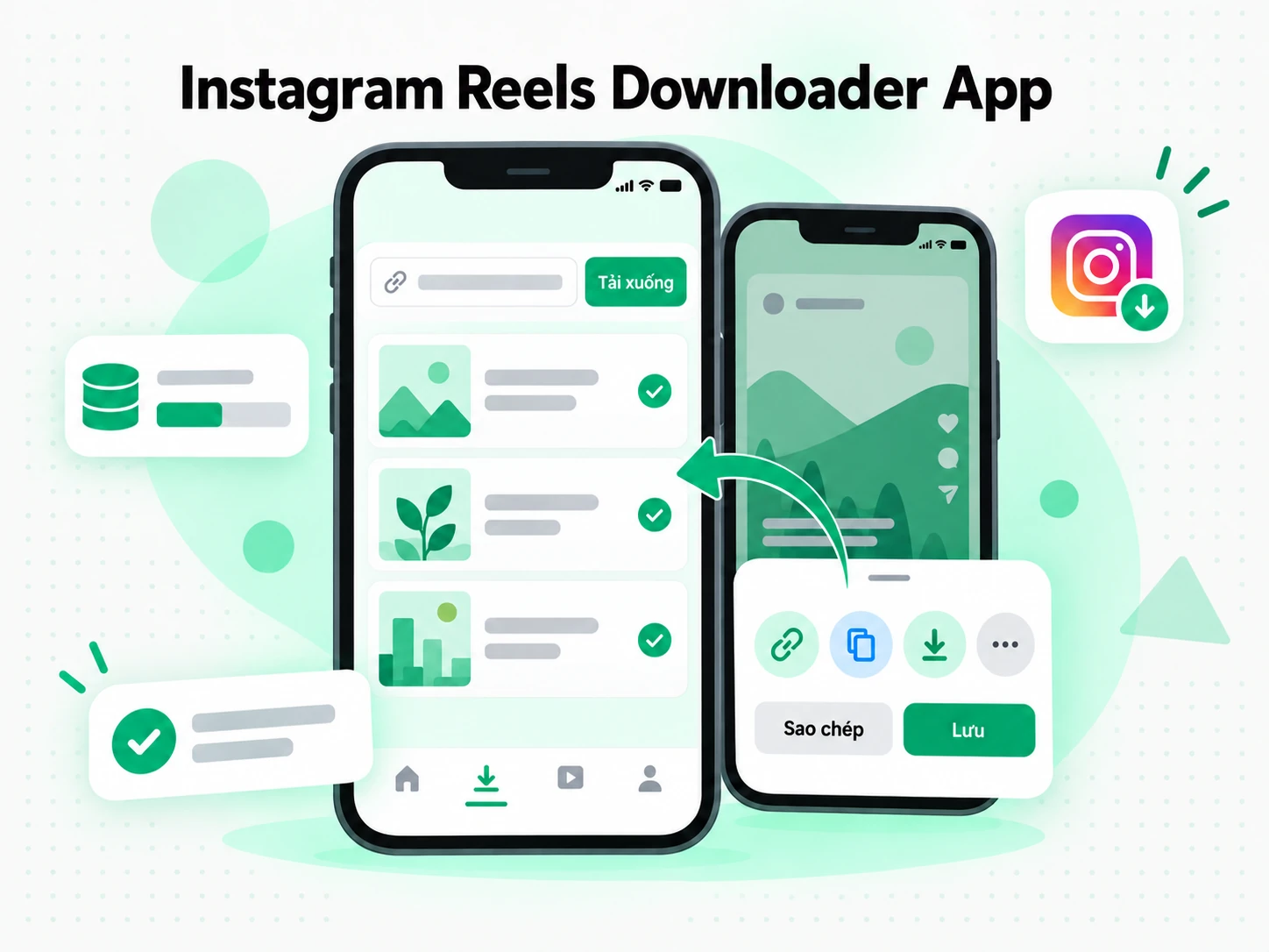 Instagram Reels Downloader App giúp đội marketing nghiên cứu chiến dịch Reel