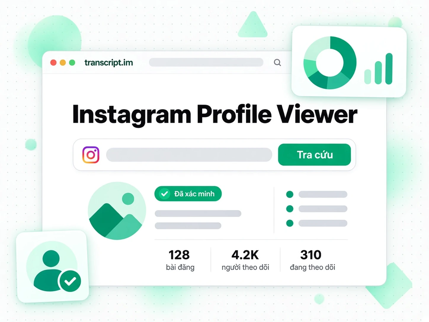 Instagram Profile Viewer: Tra cứu một hồ sơ Instagram công khai