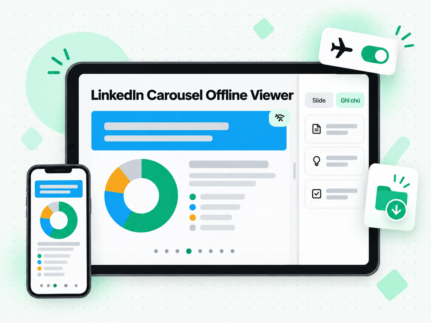 LinkedIn Carousel Offline Viewer giúp nhóm xem lại tài liệu dễ dàng