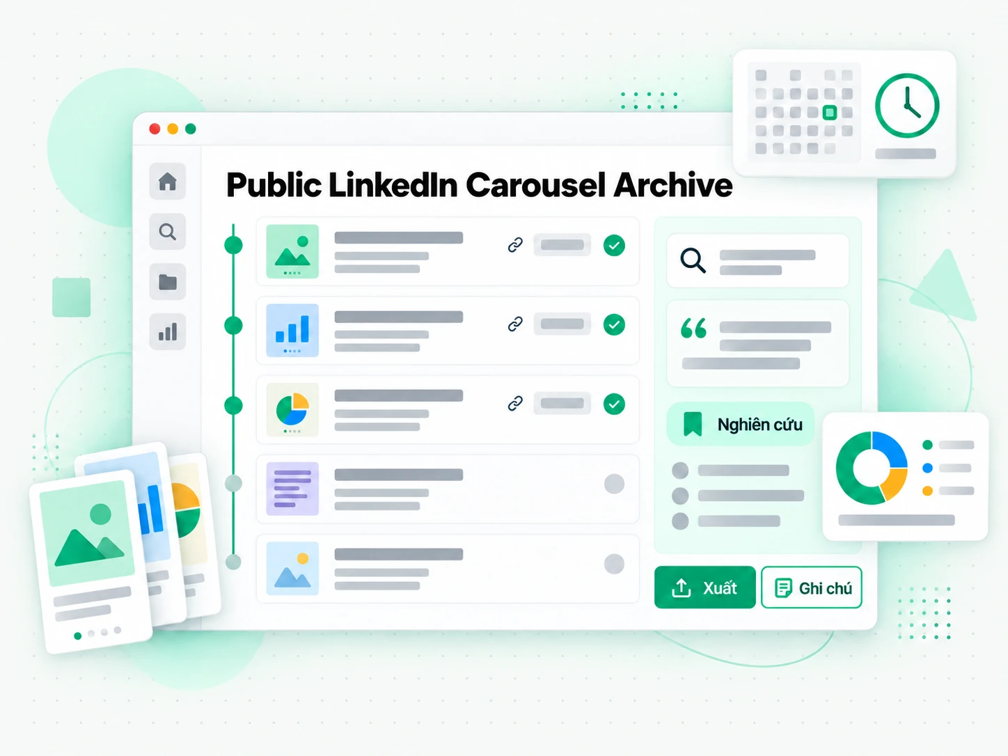 Public LinkedIn Carousel Archive để nhà nghiên cứu bảo tồn nguồn tài liệu