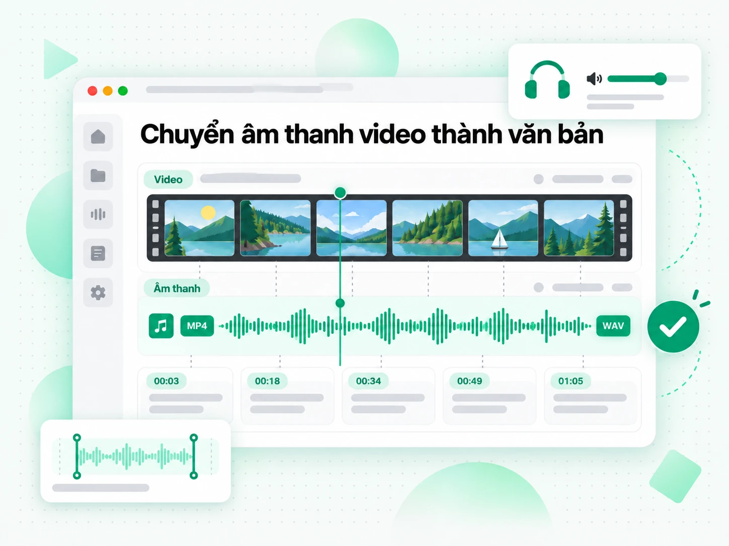 Chuyển âm thanh video thành văn bản để tạo ghi chú học tập và dàn ý