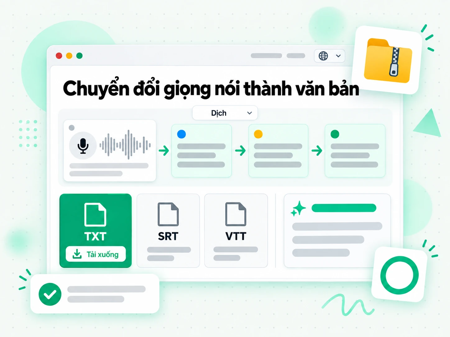 Chuyển đổi giọng nói thành văn bản rồi viết lại thành biên bản cuộc họp