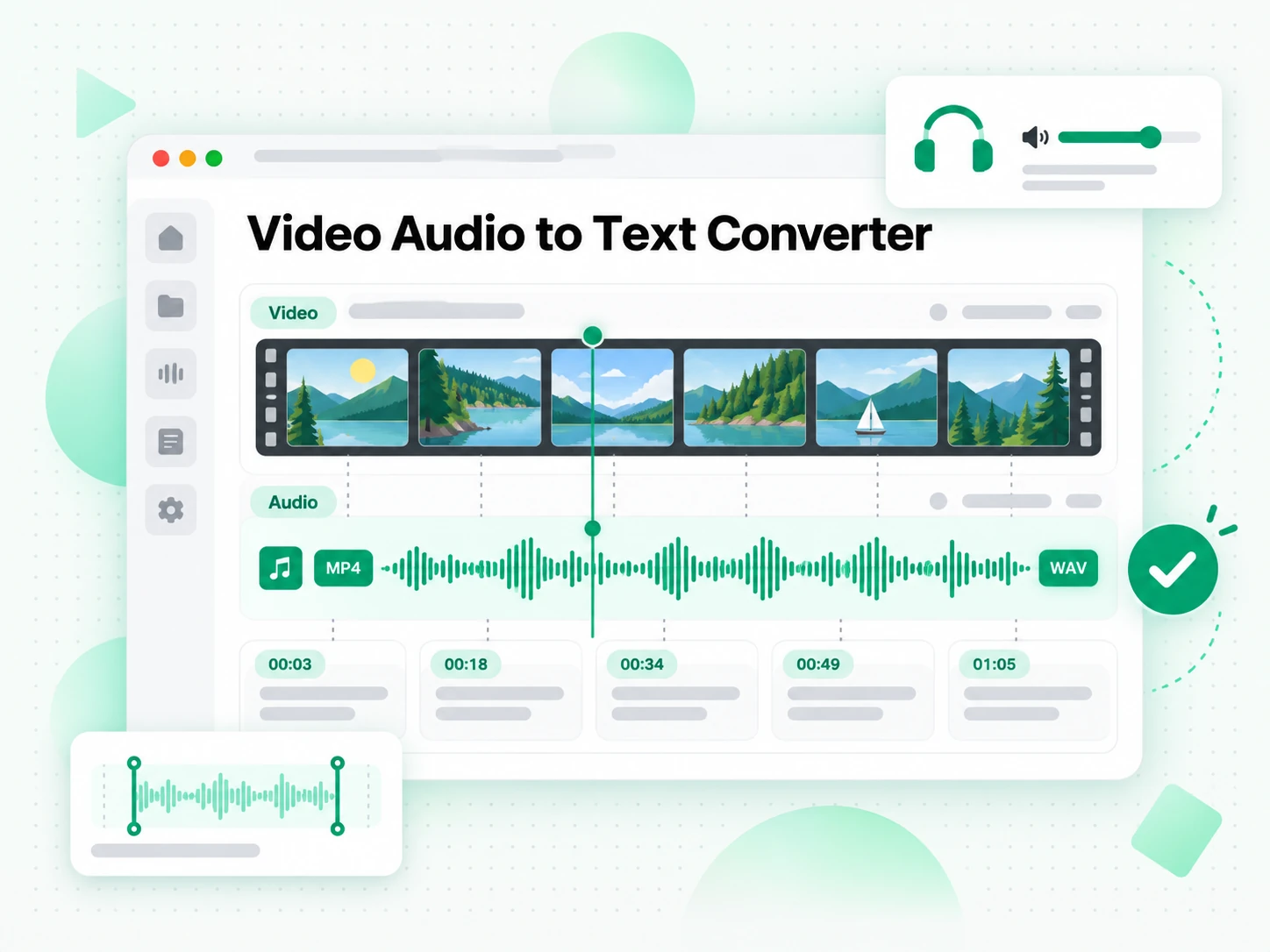 Video Audio to Text Converter: turning a video to text result into study notes and outlines