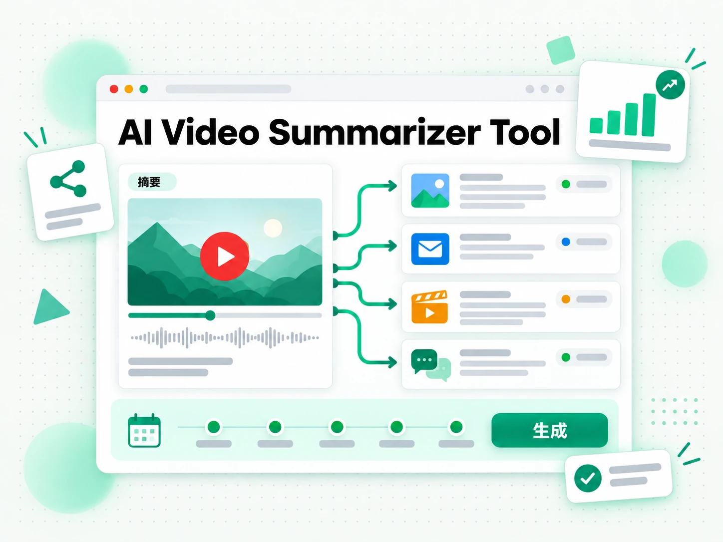 AI Video Summarizer Tool:缩放视频内容