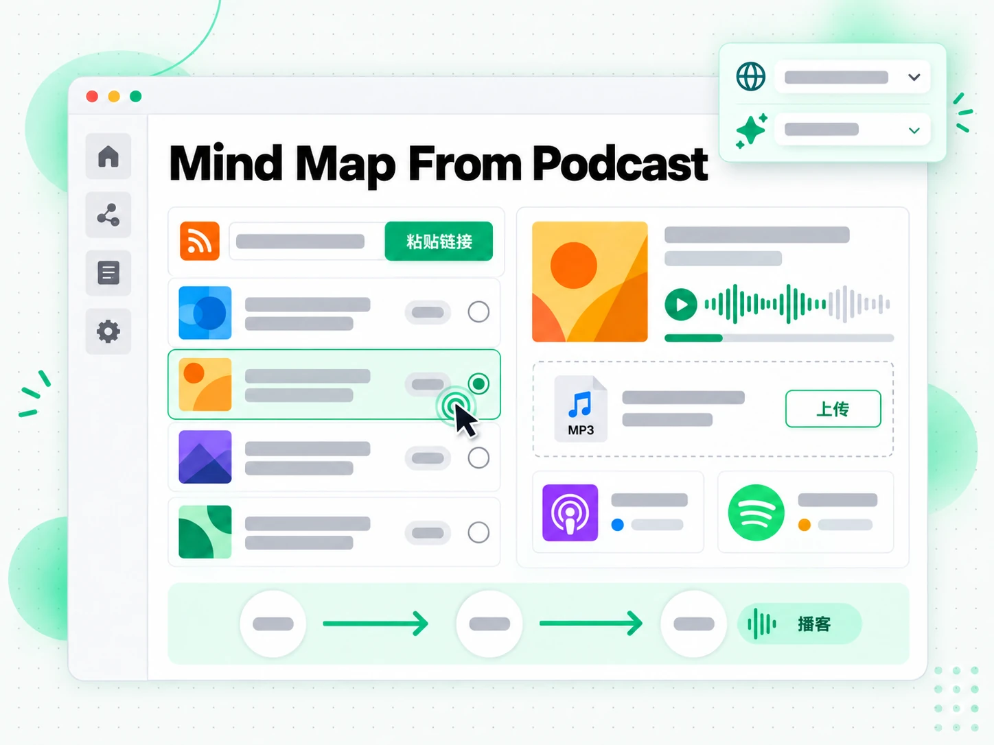 Mind Map From Podcast:把播客单集变成思维导图