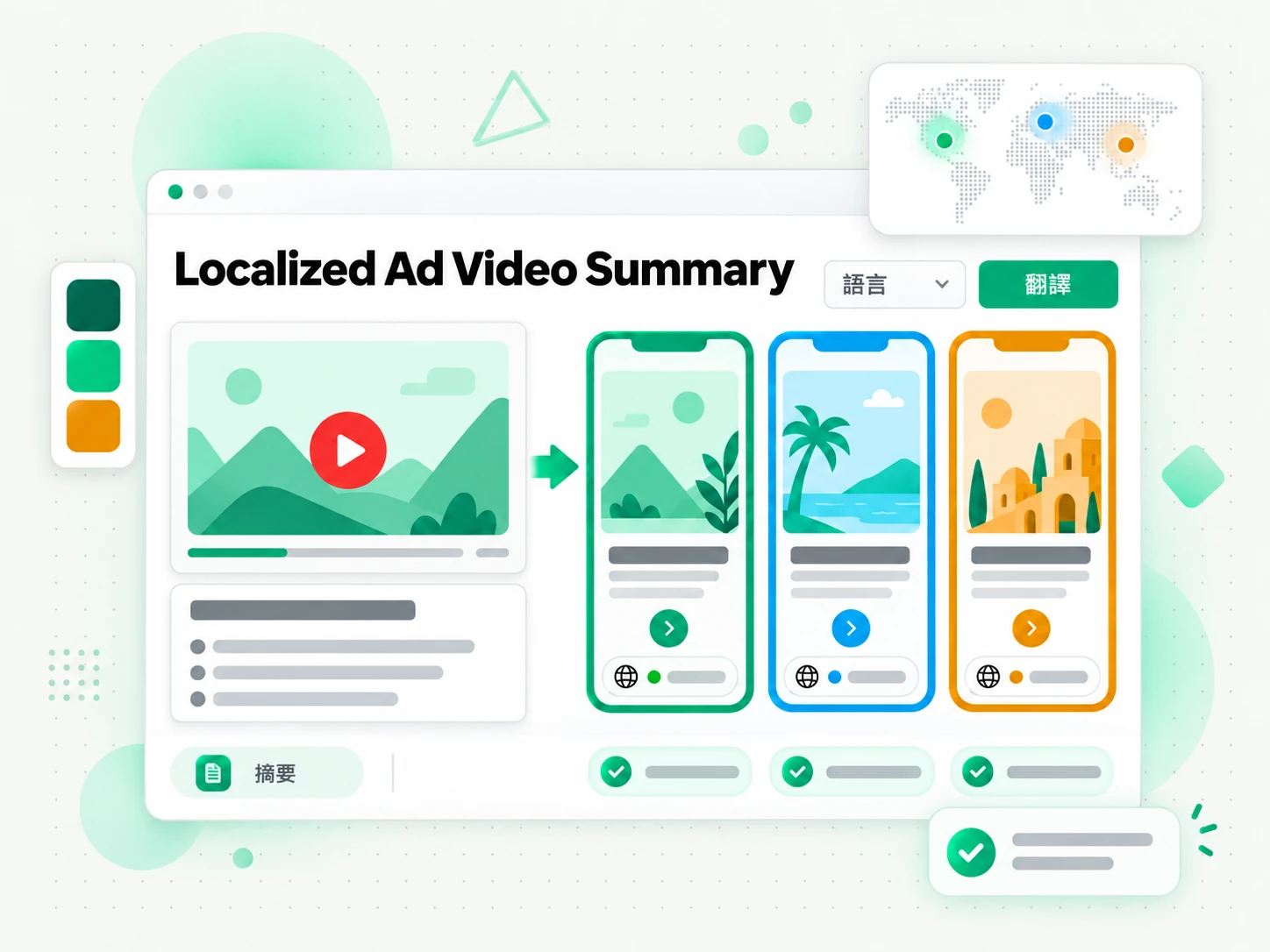 Localized Ad Video Summary:用於製作在地化廣告素材
