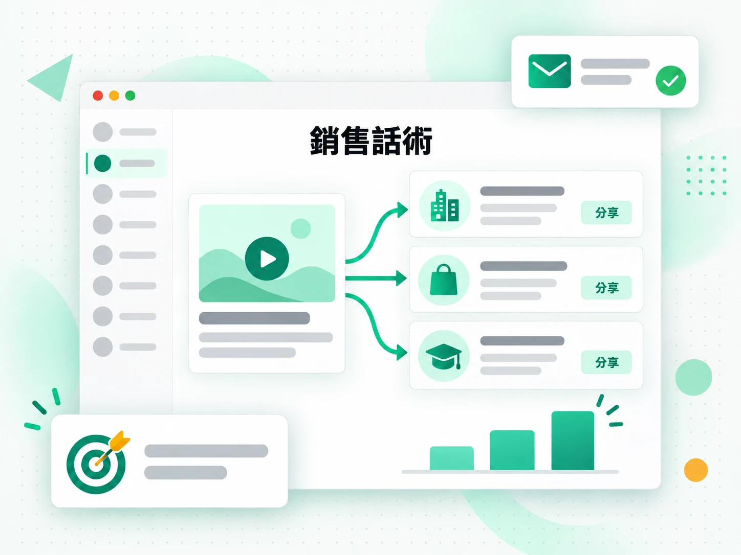 銷售話術：用一份逐字稿產生個人化銷售話術的場景